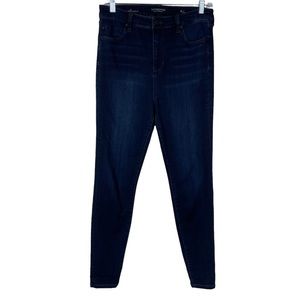 Liverpool Los Angeles The High Rise Ankle Cropped Dark Wash Denim Jeans Size 10